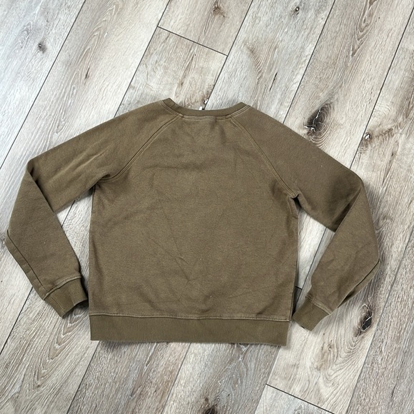 Rebecca Minkoff I Feel Love Green Pullover Crewneck Sweatshirt - Picture 9 of 12